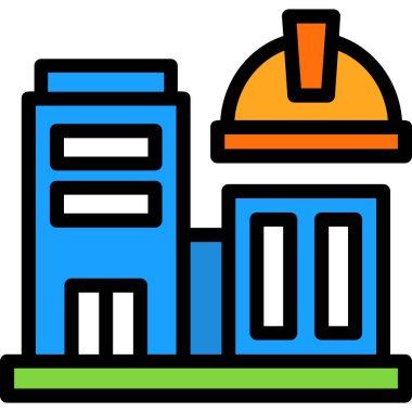 yapı mimarisi simgesi oluşturma - taslak biçimi