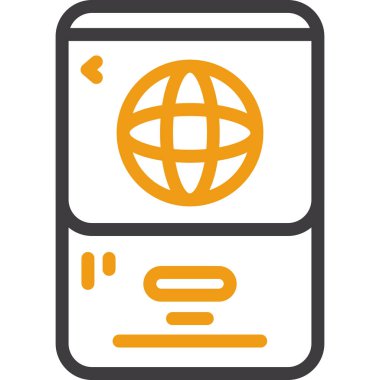 Cep telefonu. Basit resimleme