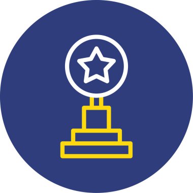 Trophy Düz Vektör Simgesi