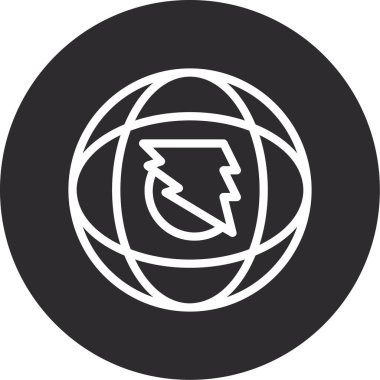 Vektör Genel Ağ simgesi