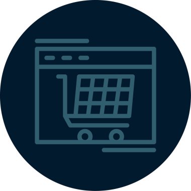 Alışveriş arabası. Basit tasarım