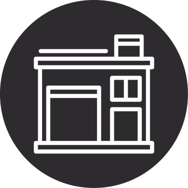 ev simgesi vektör illüstrasyonu