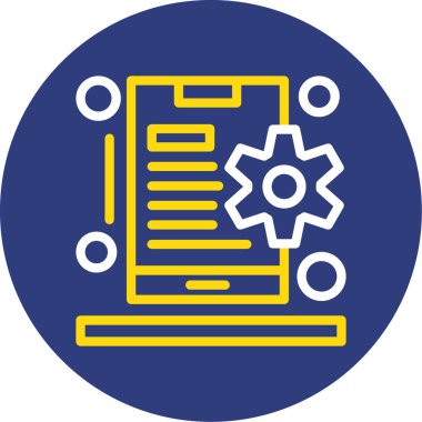 seo modern simgesinin vektör illüstrasyonu