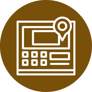 İş ve finans simgesinin vektör illüstrasyonu