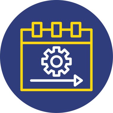 Projeniz için vektör ayarı simgesi