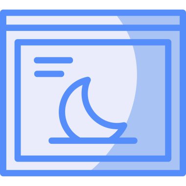 Modern bir simgenin vektör illüstrasyonu