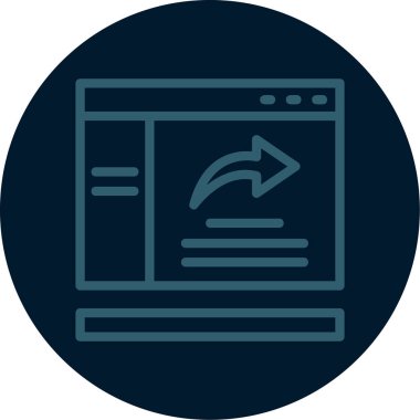 Seo simgesinin vektör illüstrasyonu