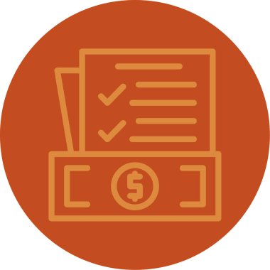 Tamam. Web simgesi basit illüstrasyon