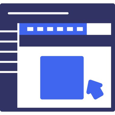 Web simgesi tasarımı, vektör illüstrasyonu