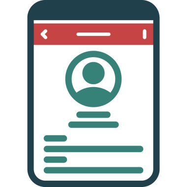 kullanıcı düz vektör simgesi