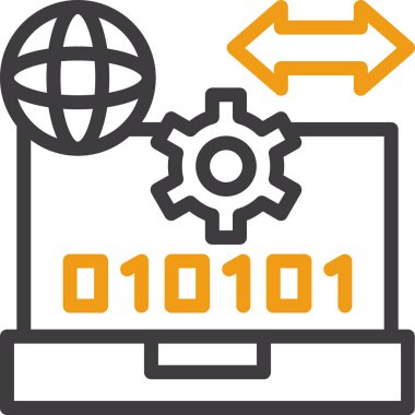 Kod tahtası web simgesi basit tasarım