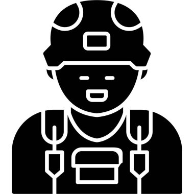 Avatar adam simgesi, basit tarzı