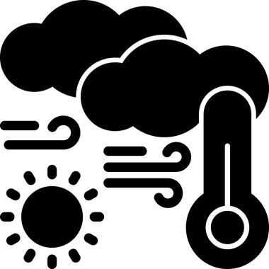 Ana hatlarıyla klima iklimi simgesi