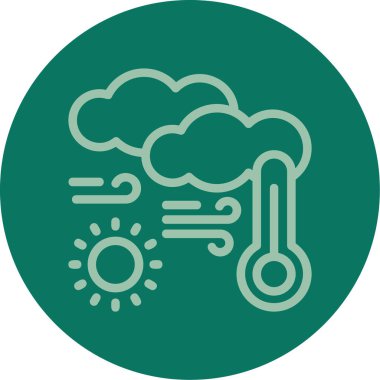 Modern simgenin vektör illüstrasyonu