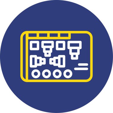 Modern b 'nin vektör illüstrasyonu eksik simgesi