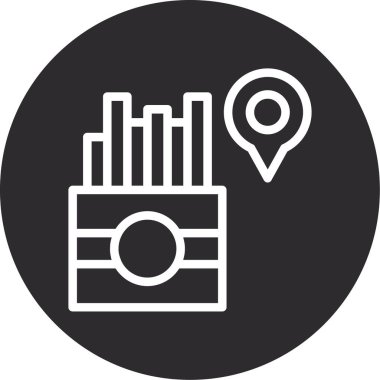 vektör şehir simgesi, illüstrasyon