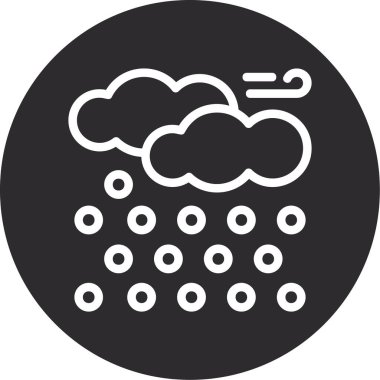 Bulut simgesinin vektör illüstrasyonu