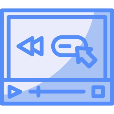 oyuncu simge vektör çizim