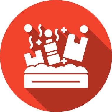 yiyecek düz vektör simgesi