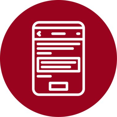 vector illustration of modern tablet icon