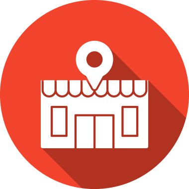 Alışveriş sepeti simgesinin vektör illüstrasyonu