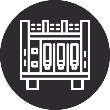 Modern b 'nin vektör illüstrasyonu eksik simgesi