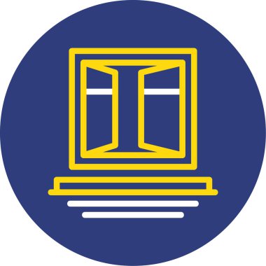 Modern b 'nin vektör illüstrasyonu simge unsurundan yoksun