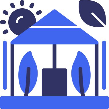 bahçe simgesini düz bir şekilde inşa etmek