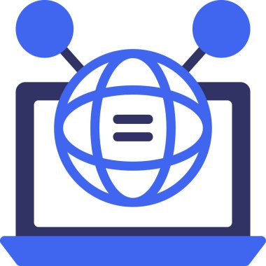 genel ağ vektör simgesi