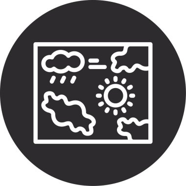 Vektör güneş simgesi illüstrasyonu