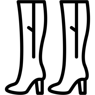 Çizmeler. Web simgesi basit tasarım