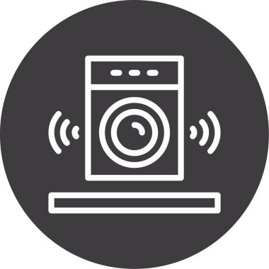 vektör lcd simgesi illüstrasyonu