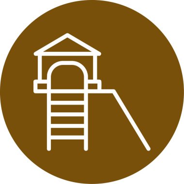 Modern yapı simgesinin vektör illüstrasyonu