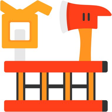 inşaat vinç araçları simgesi düz biçimli