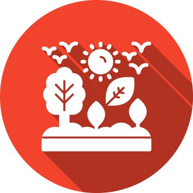 bitki simgesi vektör illüstrasyonu