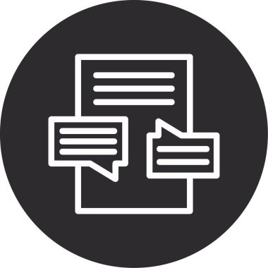 Belge simgesinin vektör illüstrasyonu