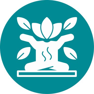 Çiçeğin vektör illüstrasyonu