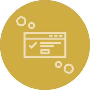 Web simgesi. İşletmenin vektör illüstrasyonu