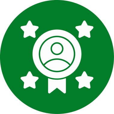 Yıldız simgesine sahip bir yıldızın vektör çizimi