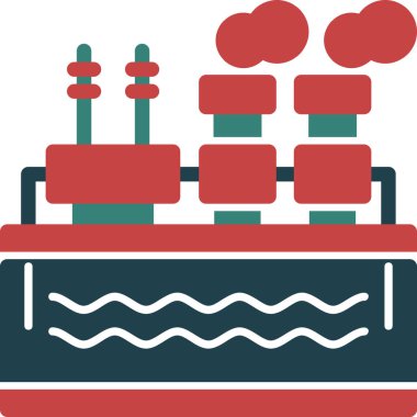 kek ikonu vektör illüstrasyonu