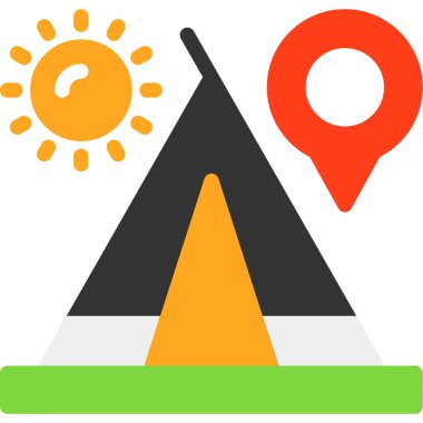 Harita işaretleyici simgesi. vektör illüstrasyonu