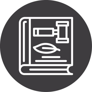 kitap web simgesi basit tasarım