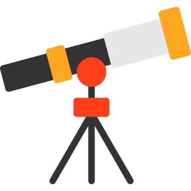 uydu teleskop vektör simgesi