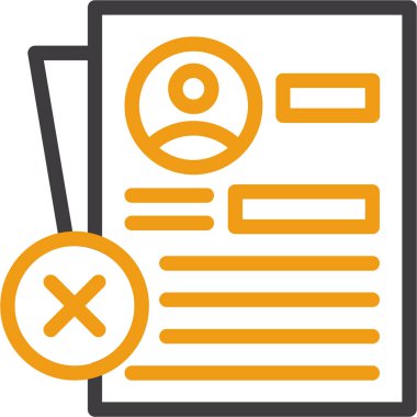 Belge. Web simgesi basit illüstrasyon