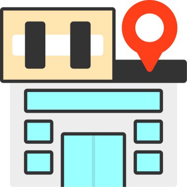 harita konum pin konumu simgesi