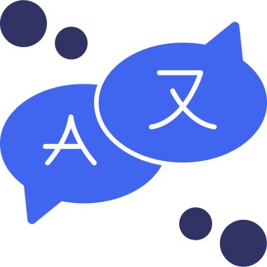 Konuş. Web simgesi basit illüstrasyon