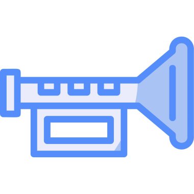 megafon simgesi, vektör illüstrasyonu