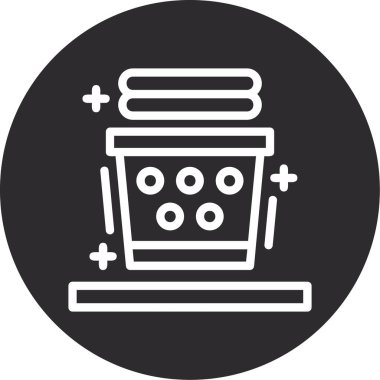 Gıda simgesinin vektör illüstrasyonu