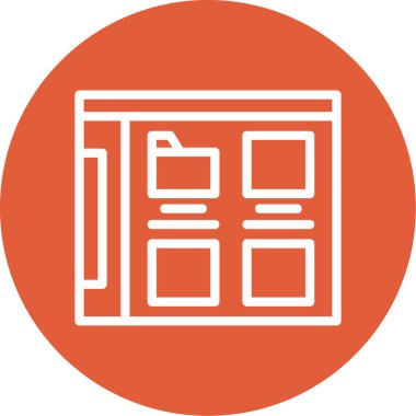 Bir binanın vektör illüstrasyonu