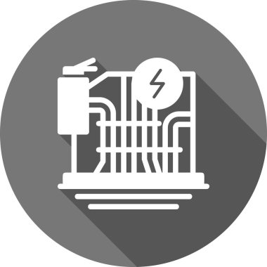 elektrik vektör simgesi modern illüstrasyon